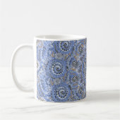 Blue Mandala mit Strandleben Kaffeetasse (Links)