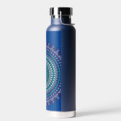 Blue Mandala Name Trinkflasche (Links)