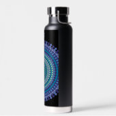 Blue Mandala Name Trinkflasche (Links)