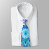 Blue Mandala Neck Tie Krawatte (Gebunden)
