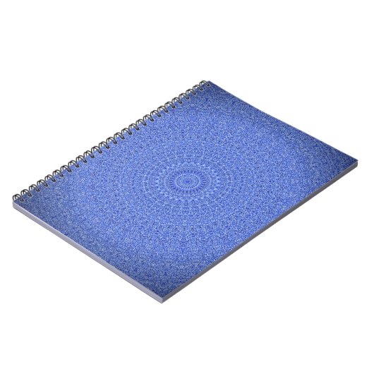 Blue Mandala Notizblock (Linke Seite)