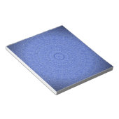 Blue Mandala Notizblock (angewinkelt)