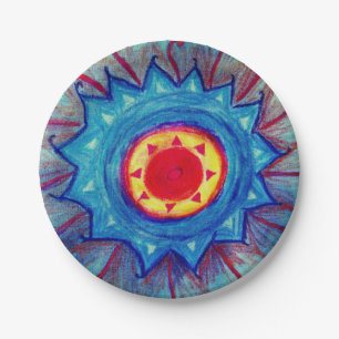 Blue Mandala Paper Teller