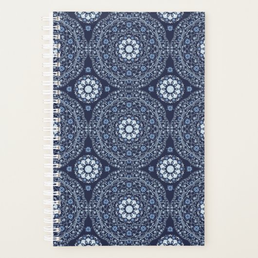 Blue Mandala Planner Planer (Vorderseite)