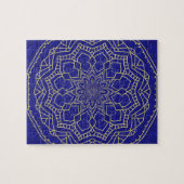 Blue Mandala Puzzle (Horizontal)