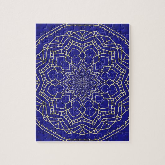 Blue Mandala Puzzle (Vertikal)
