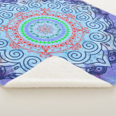 Blue Mándala Sherpadecke (3/4)