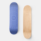 Blue Mandala Skateboard (Vorderseite)