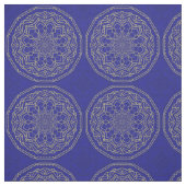 Blue Mandala Stoff (Muster)
