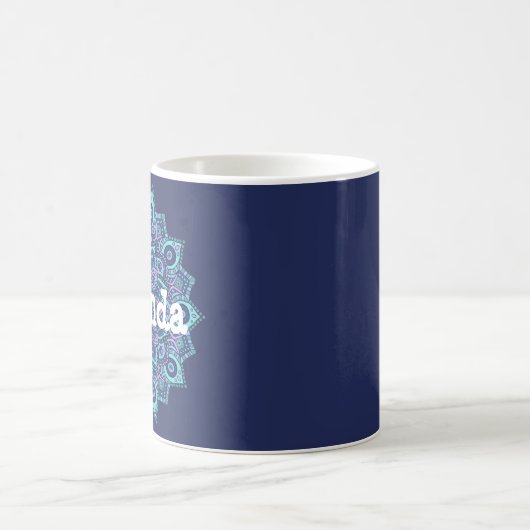 Blue Mandala Tasse (Mittel)