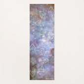 Blue Mandala Universe Zen Yogamatte (Vorderseite)