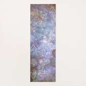 Blue Mandala Universe Zen Yogamatte (Rückseite)