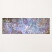 Blue Mandala Universe Zen Yogamatte (Vorderseite (Horizontal))