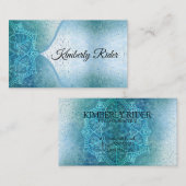 Blue Mandala Visitenkarte (Vorne/Hinten)