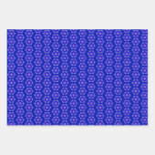 Blue Mandala Wrapping Paper Sheets Geschenkpapier Set (Vorderseite 3)