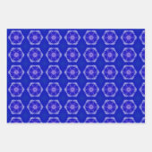 Blue Mandala Wrapping Paper Sheets Geschenkpapier Set (Vorderseite)