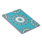 Blue Mandalases 3 SpiralNotebook Notizblock (Rechte Seite)
