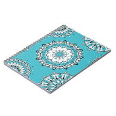 Blue Mandalases 3 SpiralNotebook Notizblock (Linke Seite)