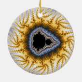 Blue Mandel Christmas Ornament (Hinten)