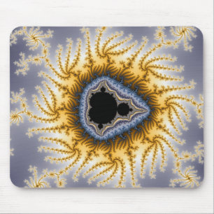 Blue Mandel - Fraktal Mousepad