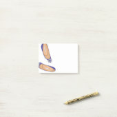 Blue Manolos Post-it Klebezettel (Auf Schreibtisch)