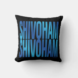 Blue Mantra Shivoham Shivoham Black Kissen