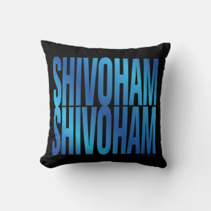 Blue Mantra Shivoham Shivoham Black Kissen