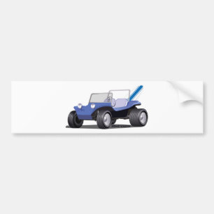 Blue Manx Autoaufkleber