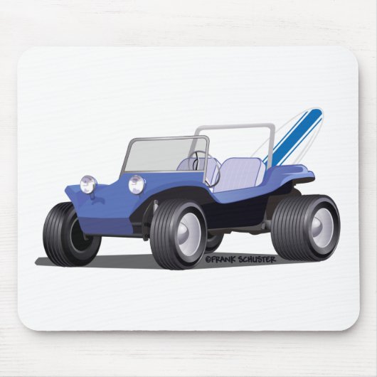 Blue Manx Mousepad (Vorne)