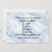 Blue Marble 3 Foto School Abschluss Ankündigung (Rückseite)