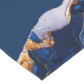 BLUE MARBLE AGATE Table Runner Kurzer Tischläufer (Ecke)
