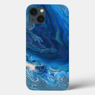 Blue Marble Agate Texture Fluid Art Case-Mate iPhone Hülle