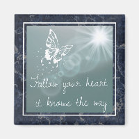 Blue Marble Butterfly Folge deinem Herzangebot