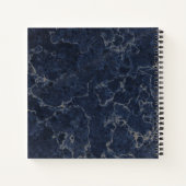 Blue Marble Butterfly Folge deinem Herzen Notizblock (Rückseite)