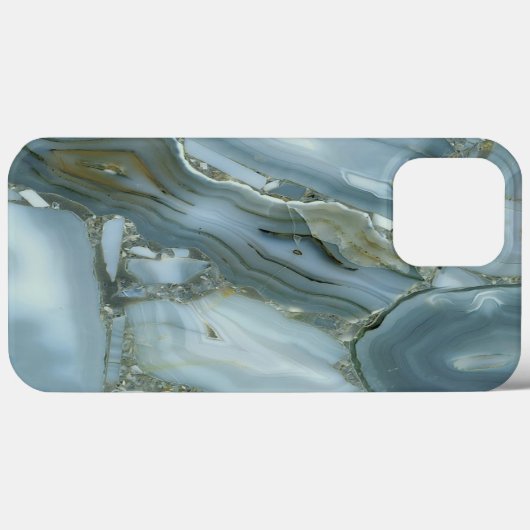 Blue Marble Design iPhone Case (Rückseite (Horizontal))