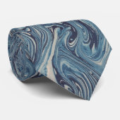 Blue Marble Design Krawatte (Gerollt)