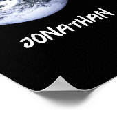 Blue Marble Earth Phone Wallpaper Poster (Ecke)