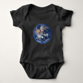 Blue Marble Earth, Satellitenbild 2014 Baby Strampler (Vorderseite)