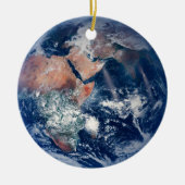 Blue Marble Earth, Satellitenbild 2014 Keramik Ornament (Vorne)