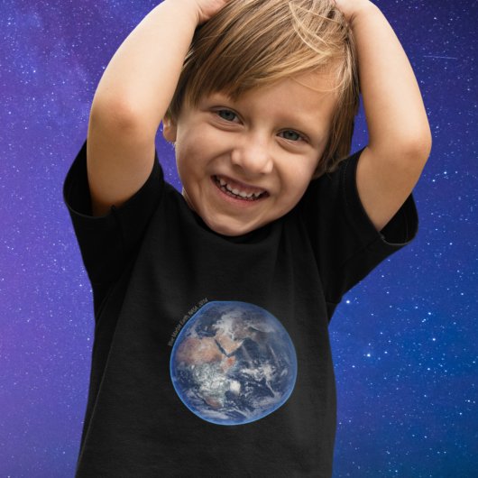 Blue Marble Earth, Satellitenbild 2014 Kleinkind T-shirt