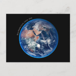 Blue Marble Earth, Satellitenbild 2014 Postkarte