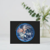 Blue Marble Earth, Satellitenbild 2014 Postkarte (Stehend Vorderseite)