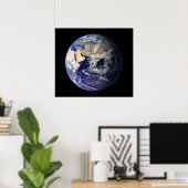 Blue Marble East View of Earth Poster (Heimbüro)