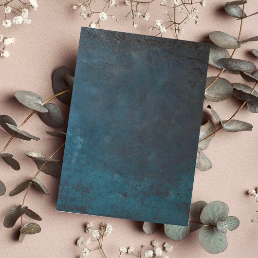 Blue Marble Elegant Wedding Save the Date