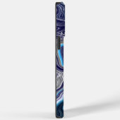 Blue Marble Fluid Art Case-Mate iPhone Hülle (Rückseite / Rechts)