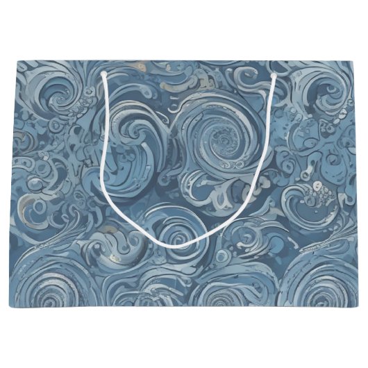Blue Marble Geschenktasche Große Geschenktüte (Vorderseite)