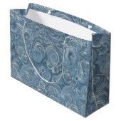 Blue Marble Geschenktasche Große Geschenktüte (Rückseite Schrägansicht)