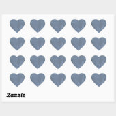Blue Marble Heart Sticker (Blatt)