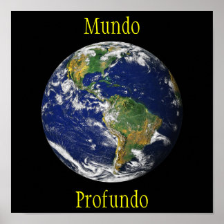 Blue Marble_Mundo Profundo Poster