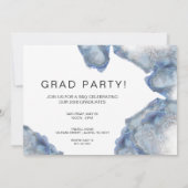 Blue Marble Ombre Abschluss Ankündigung (Rückseite)